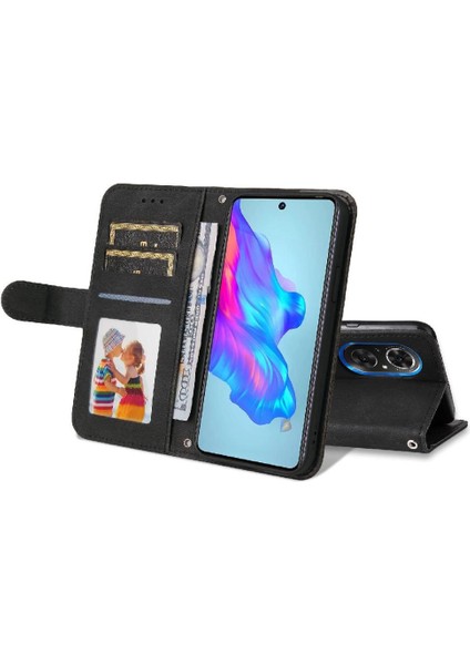 Tecno Camon 18 Deri Koruyucu Kapak Kart Yuvası Sahipleri Için Kılıf (Yurt Dışından)