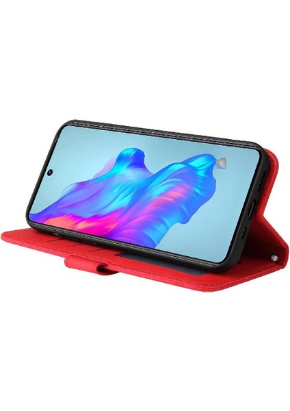 Tecno Camon 18 Deri Koruyucu Kapak Kart Yuvası Sahipleri Için Kılıf (Yurt Dışından)