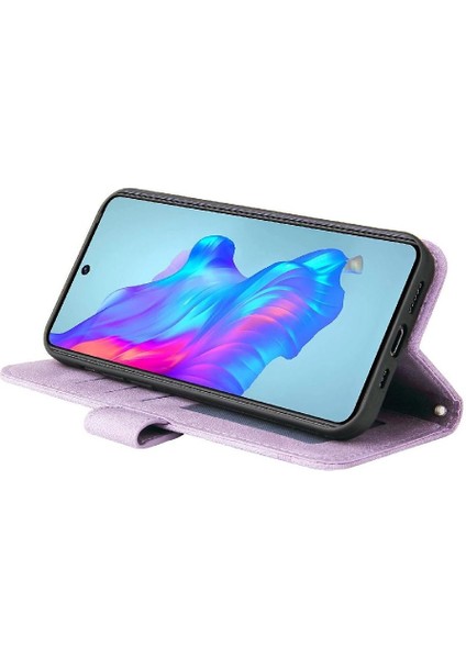 Tecno Camon 18 Deri Koruyucu Kapak Kart Yuvası Sahipleri Için Kılıf (Yurt Dışından)