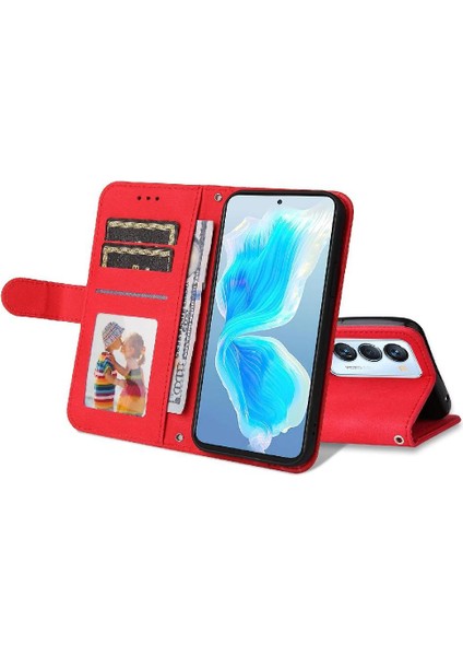 Tecno CAMON18 Premier Deri Kart Yuvası Tutucular Koruyucu Kapak Için Kılıf (Yurt Dışından)