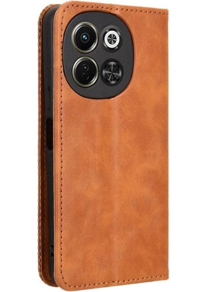 Tecno Spark 30 5g Cüzdan Pu Deri Manyetik Kapatma Için Kılıf (Yurt Dışından)