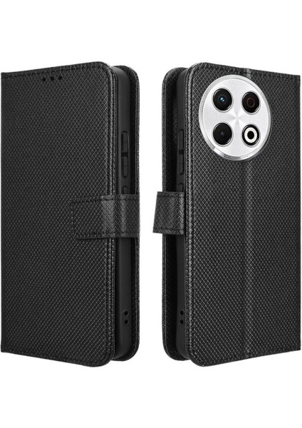 Tecno Spark 30 Pro 4g Kart Tutucu Kapak Manyetik Cüzdan Kickstand Için Kılıf (Yurt Dışından)