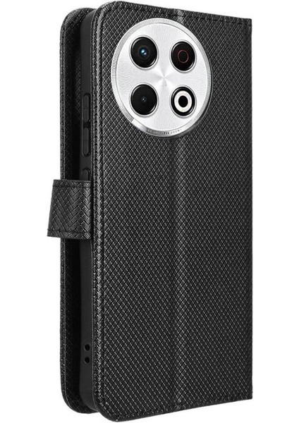 Tecno Spark 30 Pro 4g Kart Tutucu Kapak Manyetik Cüzdan Kickstand Için Kılıf (Yurt Dışından)