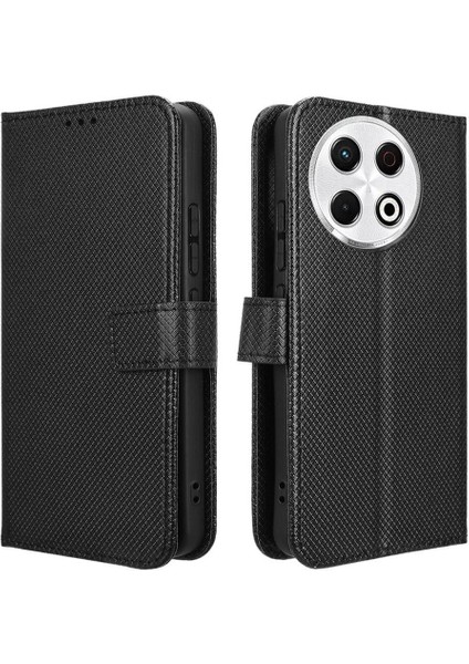 Tecno Spark 30 Pro 4g Kart Tutucu Kapak Manyetik Cüzdan Kickstand Için Kılıf (Yurt Dışından)