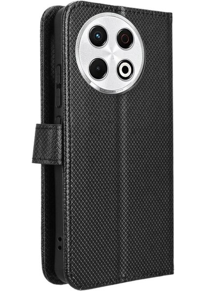 Tecno Spark 30 Pro 4g Kart Tutucu Kapak Manyetik Cüzdan Kickstand Için Kılıf (Yurt Dışından)