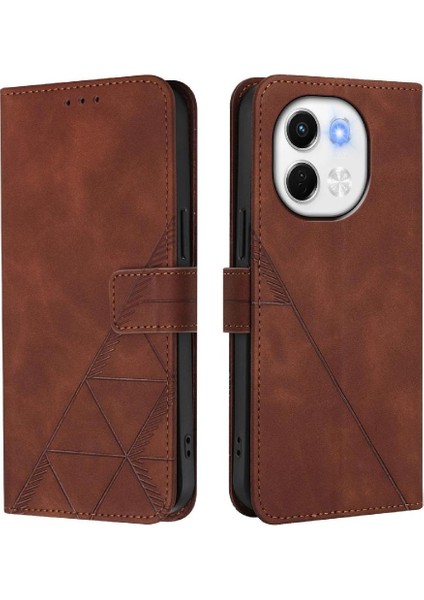 Tecno Spark 30 5g Pu Deri Kredi Kartı Tutucu Cüzdan Kapak Flip Için Kılıf (Yurt Dışından)