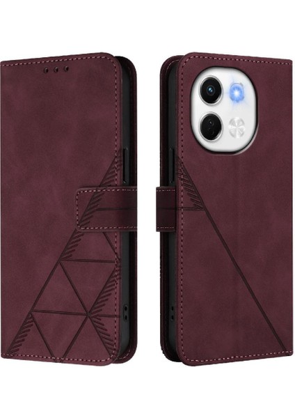 Tecno Spark 30 5g Pu Deri Kredi Kartı Tutucu Cüzdan Kapak Flip Için Kılıf (Yurt Dışından)