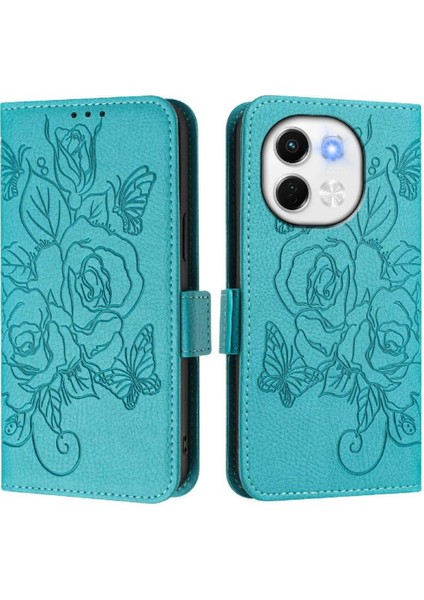 Kredi Kartı Yuvası Manyetik Cüzdan ile Tecno Spark 30 5g Pu Deri Için Kılıf (Yurt Dışından)