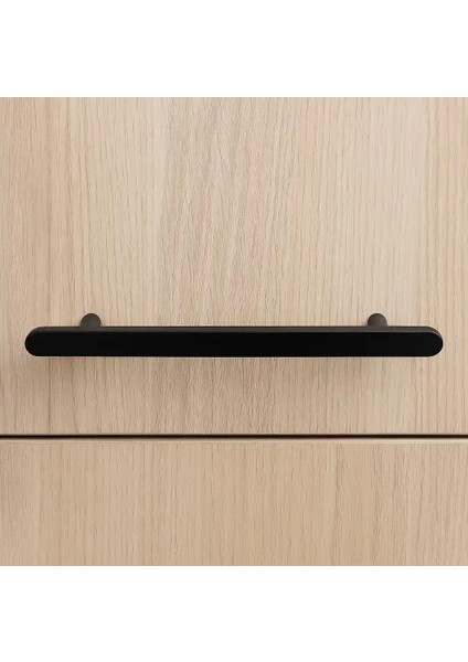 Mobilya Kulbu Siyah Renk 608MM Kulp 1 Adet (SY8702 0608 Al6-Al6)