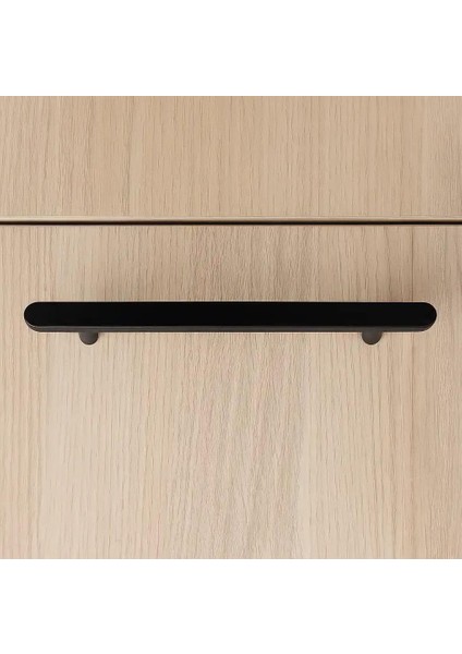 Mobilya Kulbu Siyah Renk 608MM Kulp 1 Adet (SY8702 0608 Al6-Al6)