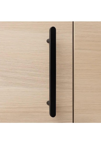 Mobilya Kulbu Siyah Renk 608MM Kulp 1 Adet (SY8702 0608 Al6-Al6)
