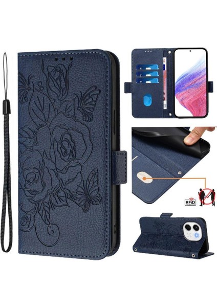 Kredi Kartı Yuvası Manyetik Cüzdan ile Tecno Spark 30 5g Pu Deri Için Kılıf (Yurt Dışından)