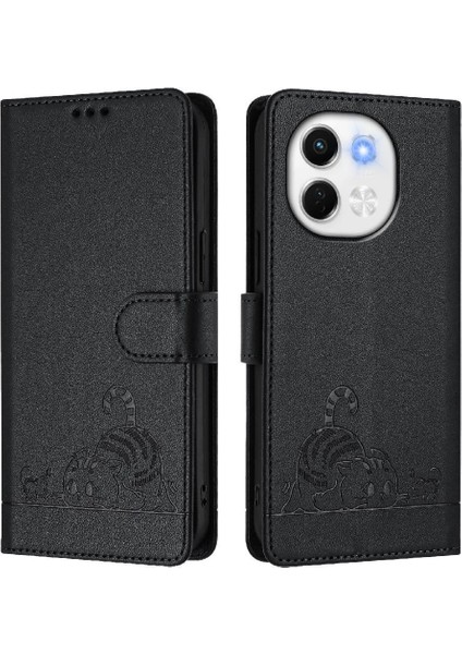 Tecno Spark 30 5g Cüzdan Kapak Çevirin Kart Yuvası Tutucu Kickstand Için Kılıf (Yurt Dışından)