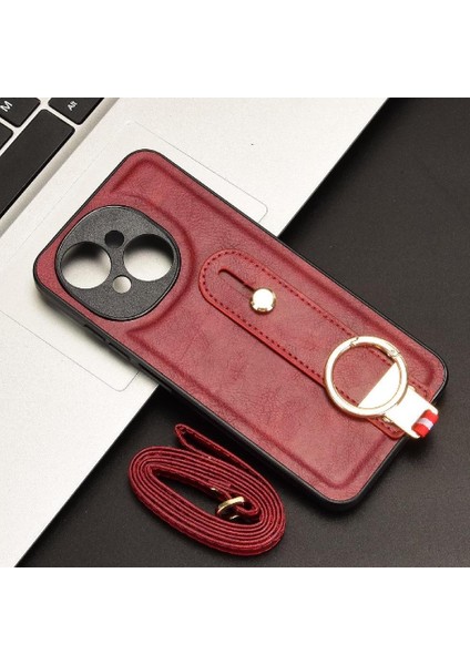 Şişe Açacağı Bilek ile Tecno Spark Go 1 Toka Yüzük Kickstand Için Kılıf (Yurt Dışından)