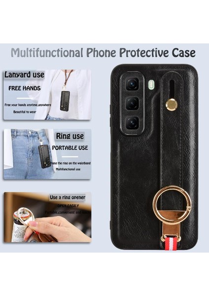 Şişe ile Infinix Hot 50 5g Uyumluluk Toka Yüzük Kickstand Için Kılıf (Yurt Dışından) modelleri