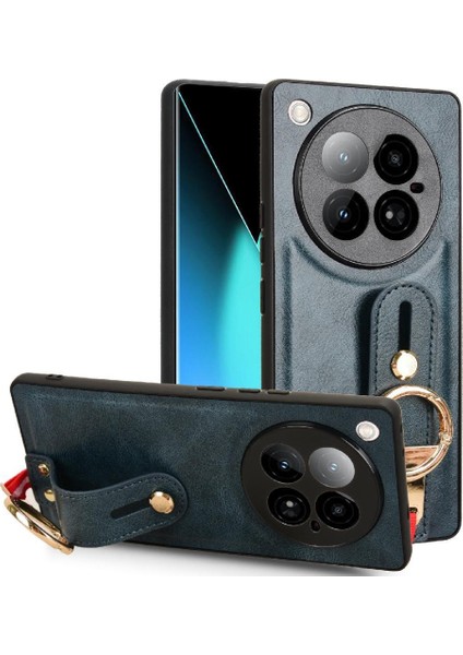Infinix Zero 40 4g Toka Yüzük Kickstand Premium Pu Deri Bilek Için Kılıf (Yurt Dışından)