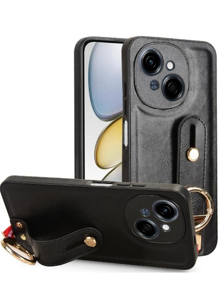 Şişe Açacağı Bilek ile Tecno Spark Go 1 Toka Yüzük Kickstand Için Kılıf (Yurt Dışından)