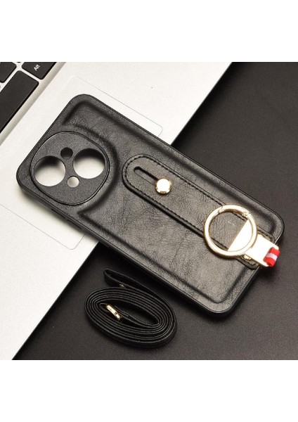 Şişe Açacağı Bilek ile Tecno Spark Go 1 Toka Yüzük Kickstand Için Kılıf (Yurt Dışından)