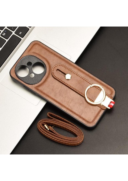 Şişe Açacağı Bilek ile Tecno Spark Go 1 Toka Yüzük Kickstand Için Kılıf (Yurt Dışından)
