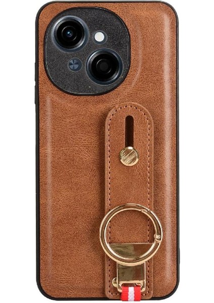 Şişe Açacağı Bilek ile Tecno Spark Go 1 Toka Yüzük Kickstand Için Kılıf (Yurt Dışından)
