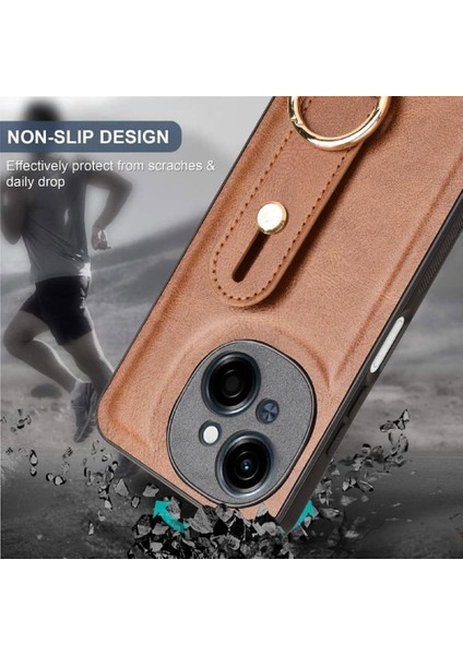 Şişe Açacağı Bilek ile Tecno Spark Go 1 Toka Yüzük Kickstand Için Kılıf (Yurt Dışından)