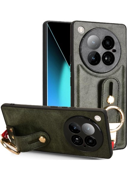 Infinix Zero 40 4g Toka Yüzük Kickstand Premium Pu Deri Bilek Için Kılıf (Yurt Dışından)