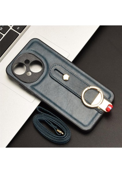 Tecno Pop 9 4g Toka Yüzük Için Kılıf Kickstand Bilek Kayışı Uyumluluk Pu (Yurt Dışından) fırsatları