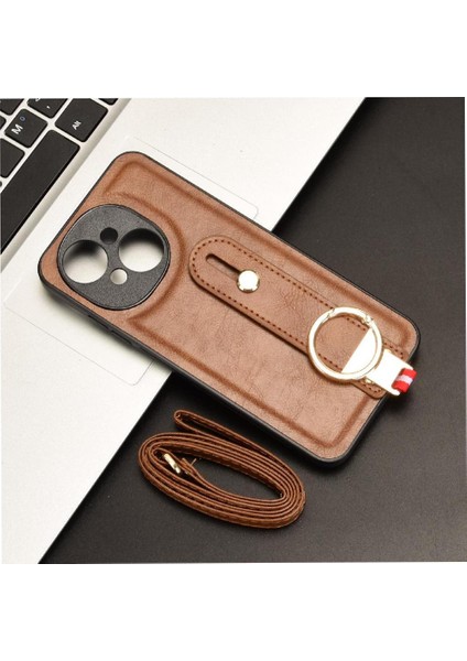 Tecno Pop 9 4g Toka Yüzük Için Kılıf Kickstand Bilek Kayışı Uyumluluk Pu (Yurt Dışından) indirimleri