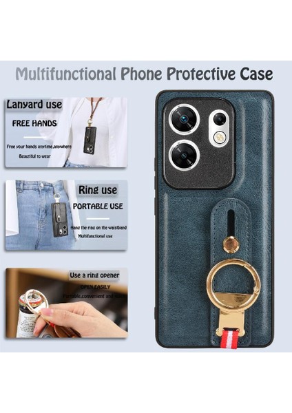 Infinix Zero 30 4g Toka Yüzük Kickstand Bilek Kayışı Premium Pu Için Kılıf (Yurt Dışından) indirimleri