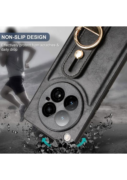 Infinix Zero 40 4g Toka Yüzük Kickstand Premium Pu Deri Bilek Için Kılıf (Yurt Dışından) fiyatları