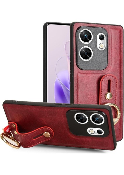 Infinix Zero 30 4g Toka Yüzük Kickstand Bilek Kayışı Premium Pu Için Kılıf (Yurt Dışından) modelleri