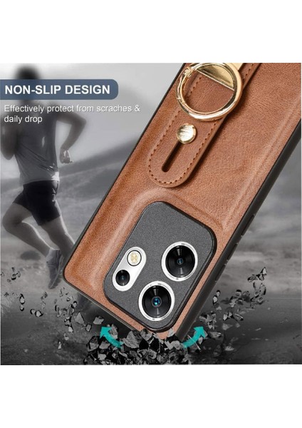 Infinix Zero 30 4g Toka Yüzük Kickstand Bilek Kayışı Premium Pu Için Kılıf (Yurt Dışından) indirimleri