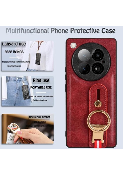 Infinix Zero 40 4g Toka Yüzük Kickstand Premium Pu Deri Bilek Için Kılıf (Yurt Dışından) modelleri