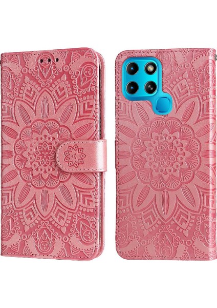 Infinix Smart 6 Koruyucu Kapak Için Kılıf Deri Kart Yuvaları Flip (Yurt Dışından)