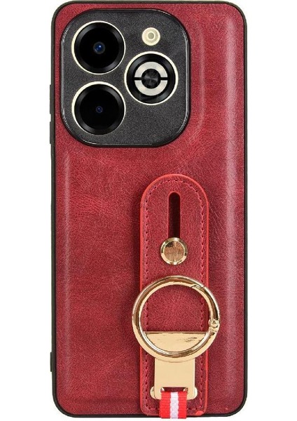 Şişe Açacağı Pu ile Infinix Smart 8 Plus Toka Yüzük Kickstand Için Kılıf (Yurt Dışından) fiyatları