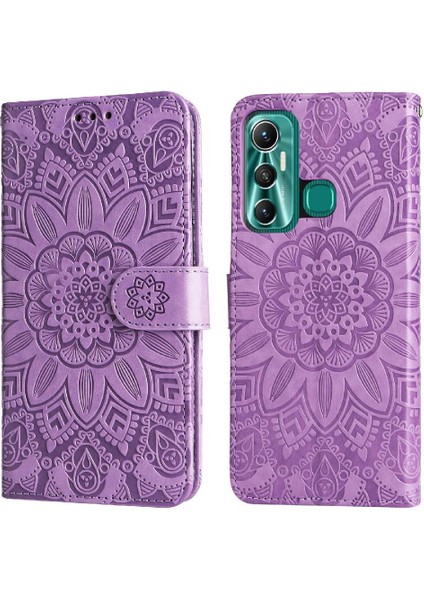 Infinix Hot 11 Kart Yuvaları Için Kılıf Koruyucu Kapak Deri Çevirin (Yurt Dışından)