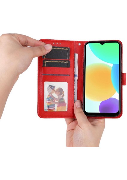 Infinix Smart 6 Koruyucu Kapak Için Kılıf Deri Kart Yuvaları Flip (Yurt Dışından)