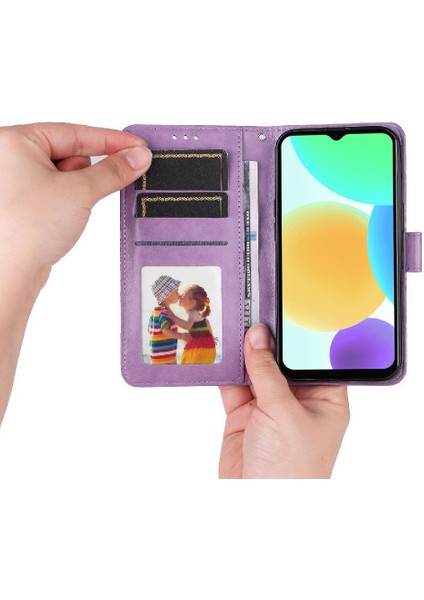 Infinix Smart 6 Koruyucu Kapak Için Kılıf Deri Kart Yuvaları Flip (Yurt Dışından)