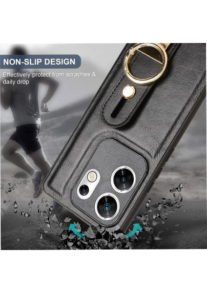 Infinix Zero 30 4g Toka Yüzük Kickstand Bilek Kayışı Premium Pu Için Kılıf (Yurt Dışından) fırsatları