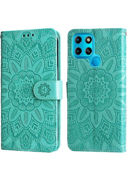 Infinix Smart 6 Koruyucu Kapak Için Kılıf Deri Kart Yuvaları Flip (Yurt Dışından)