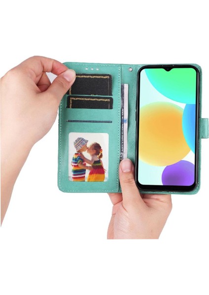Infinix Smart 6 Koruyucu Kapak Için Kılıf Deri Kart Yuvaları Flip (Yurt Dışından)