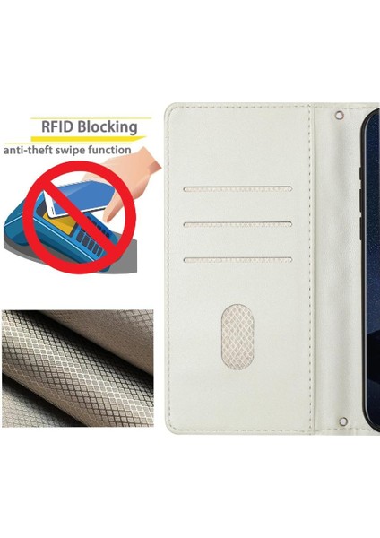 Tecno Camon 19 Pro 5g Bilek Kayışı Manyetik Kart Yuvaları Tutucu Için Flip Case (Yurt Dışından)