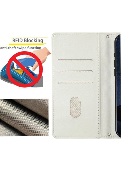 Tecno Camon 19 Pro 5g Bilek Kayışı Manyetik Kart Yuvaları Tutucu Için Flip Case (Yurt Dışından)