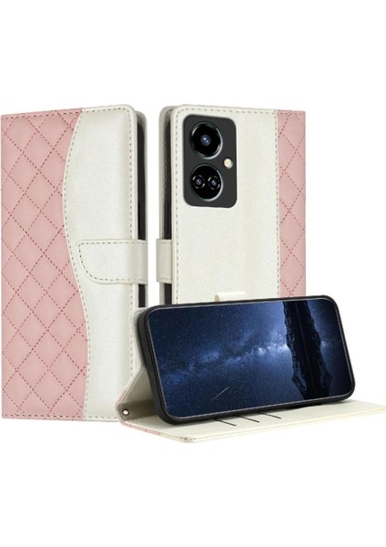 Tecno Camon 19 Pro 5g Bilek Kayışı Manyetik Kart Yuvaları Tutucu Için Flip Case (Yurt Dışından)