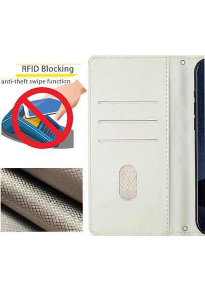 Tecno Camon 19 Pro 5g Bilek Kayışı Manyetik Kart Yuvaları Tutucu Için Flip Case (Yurt Dışından)