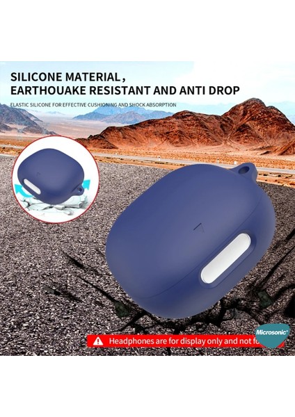 Anker Soundcore Liberty 4 Pro Kılıf Askılı Mat Silikon Beyaz fırsatları