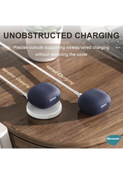 Anker Soundcore P40I Kılıf Askılı Mat Silikon Lacivert modelleri