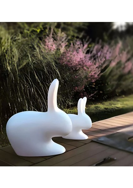 Rabbit Beyaz Tabure