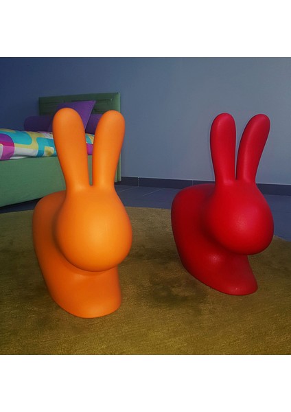 Rabbit Kırmızı Tabure