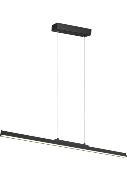 Lineal Siyah Ledli Sarkıt Avize 91,5 cm